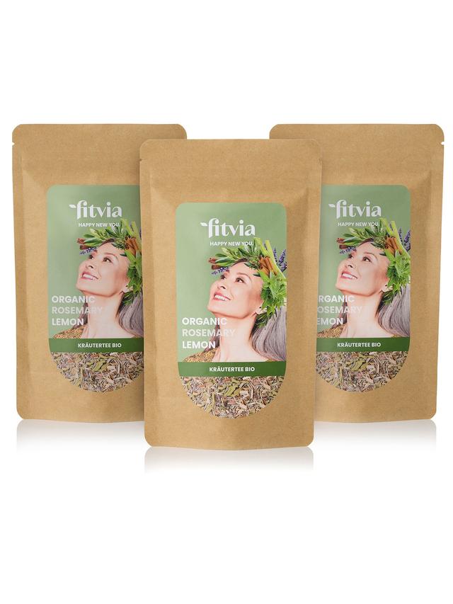 Kräutertee BIO Rosmarin-Thymian-Zitrone, lose, 3er-Set