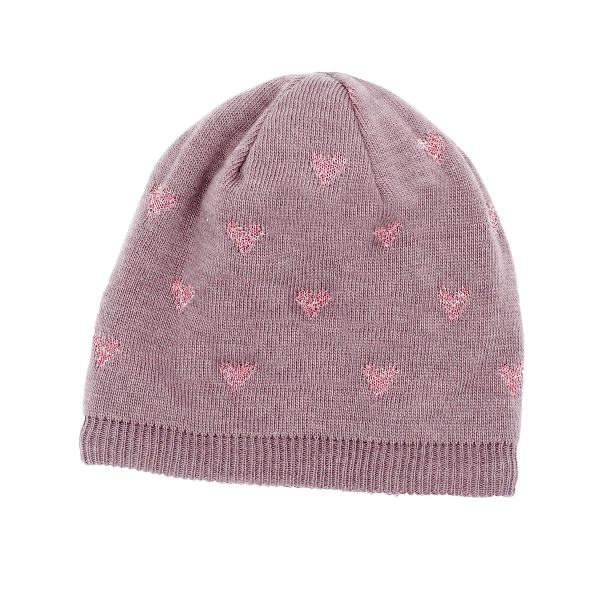 MAXIMO Beanie , Wollanteil, Feinstrick, gefüttert, Glitzer Details