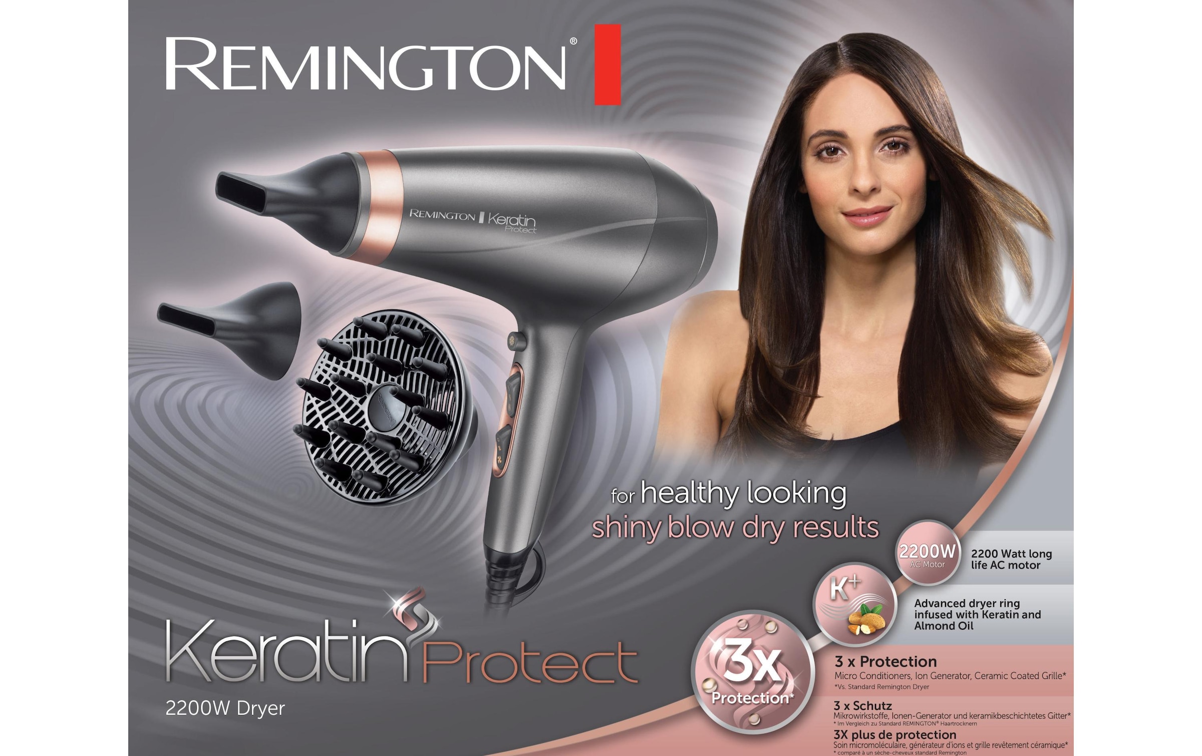 Remington Haartrockner »AC8820 Keratin Protect« 2.200 W