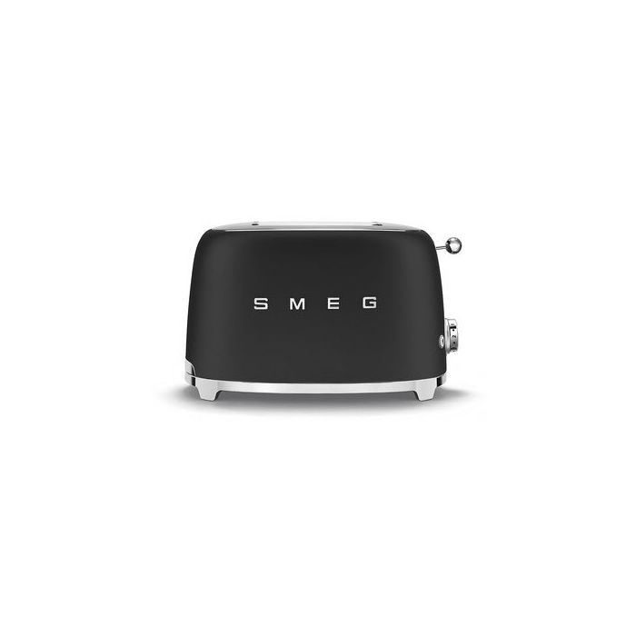 SMEG Toaster 2-Schlitz 50's Retro Style TSF01BLMEU Schwarz Matt