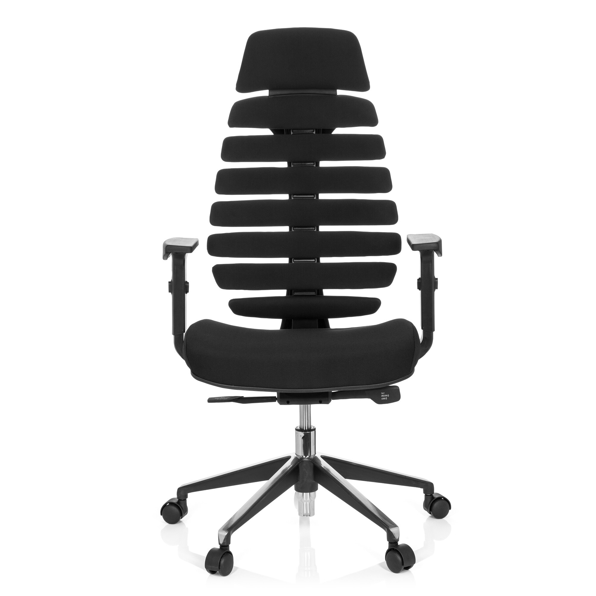 Profi Bürostuhl ERGO LINE II PRO Stoff mit Armlehnen (höhenverstellbar) hjh OFFICE