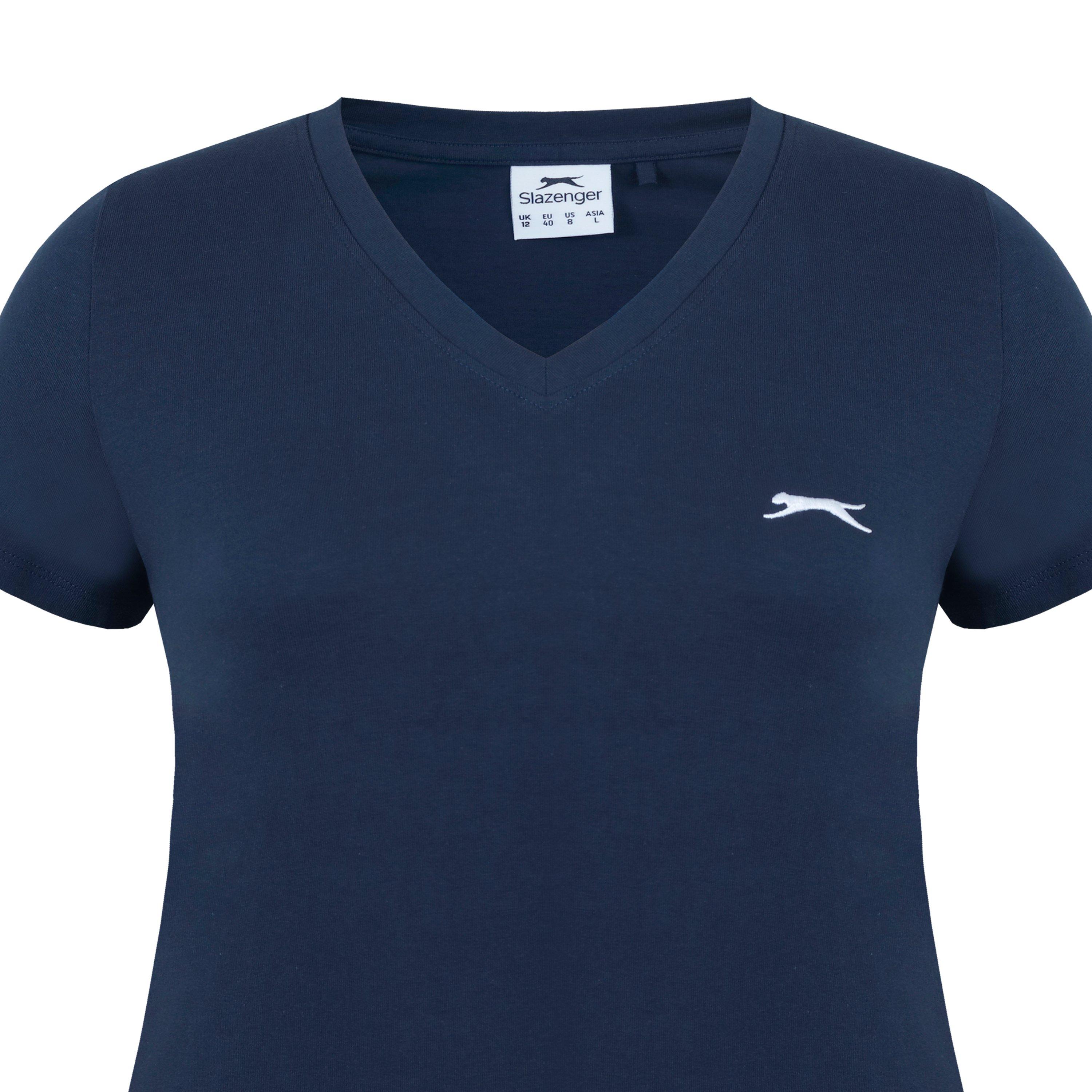 Slazenger Ladies V Neck Tee Shirt