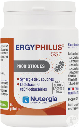 Nutergia Ergyphilus GST Microbiote 60 Gélules