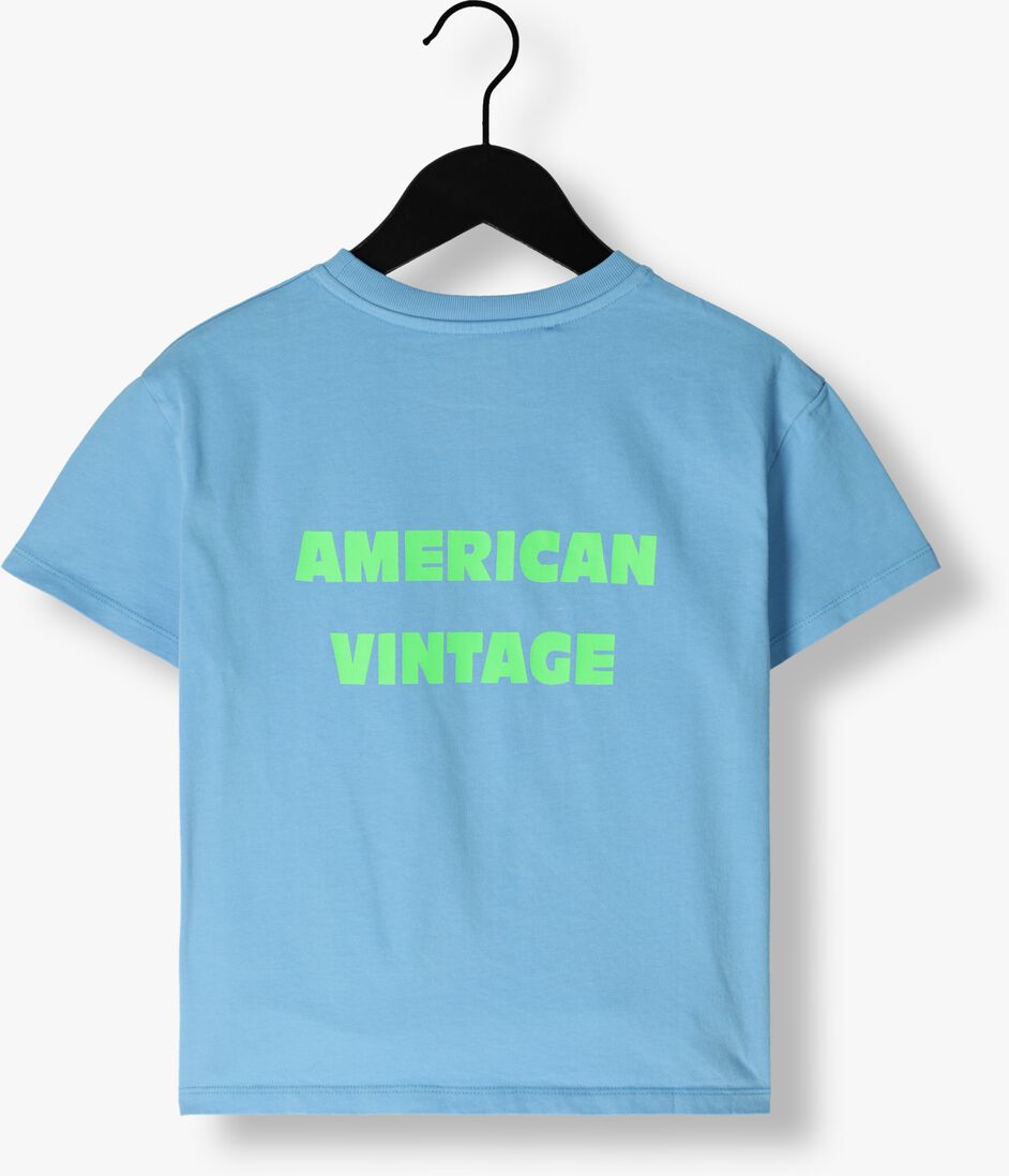 AMERICAN VINTAGE blauwe american vintage t-shirt fizvalley
