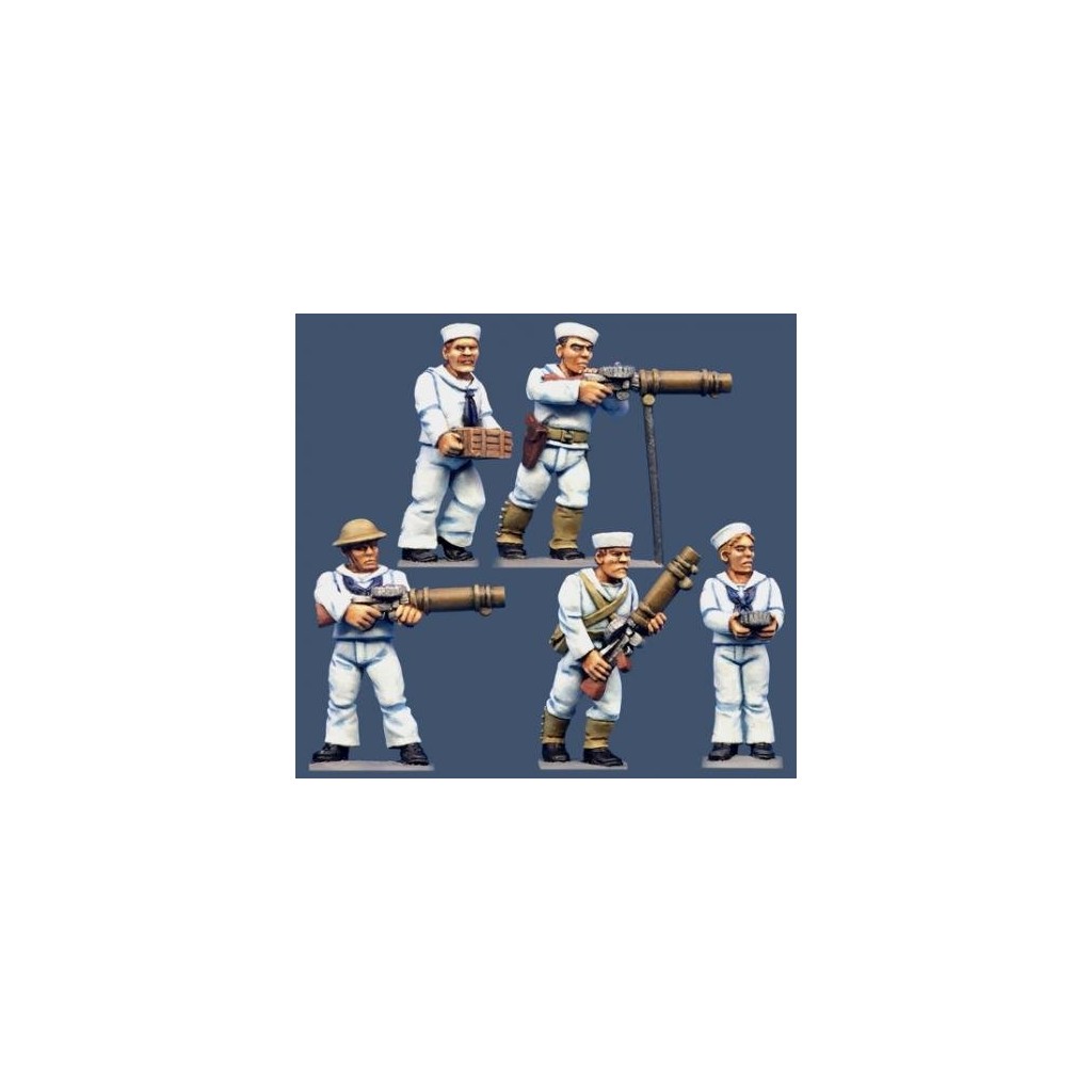 U.S. Gunboat Sailors / Lewis Gun