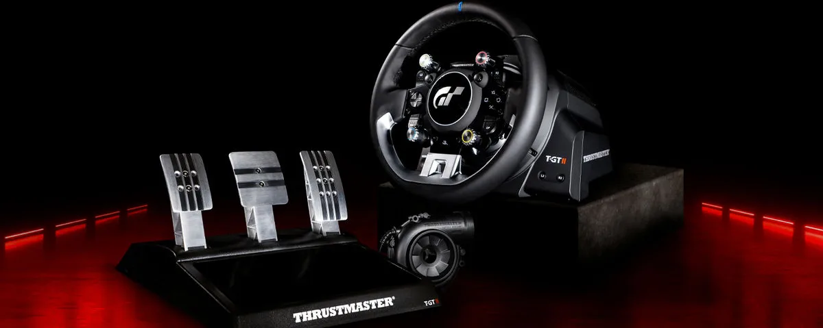 Thrustmaster T-GT II Pédalier   Volant   Base   Shifter TH8A Volants gaming