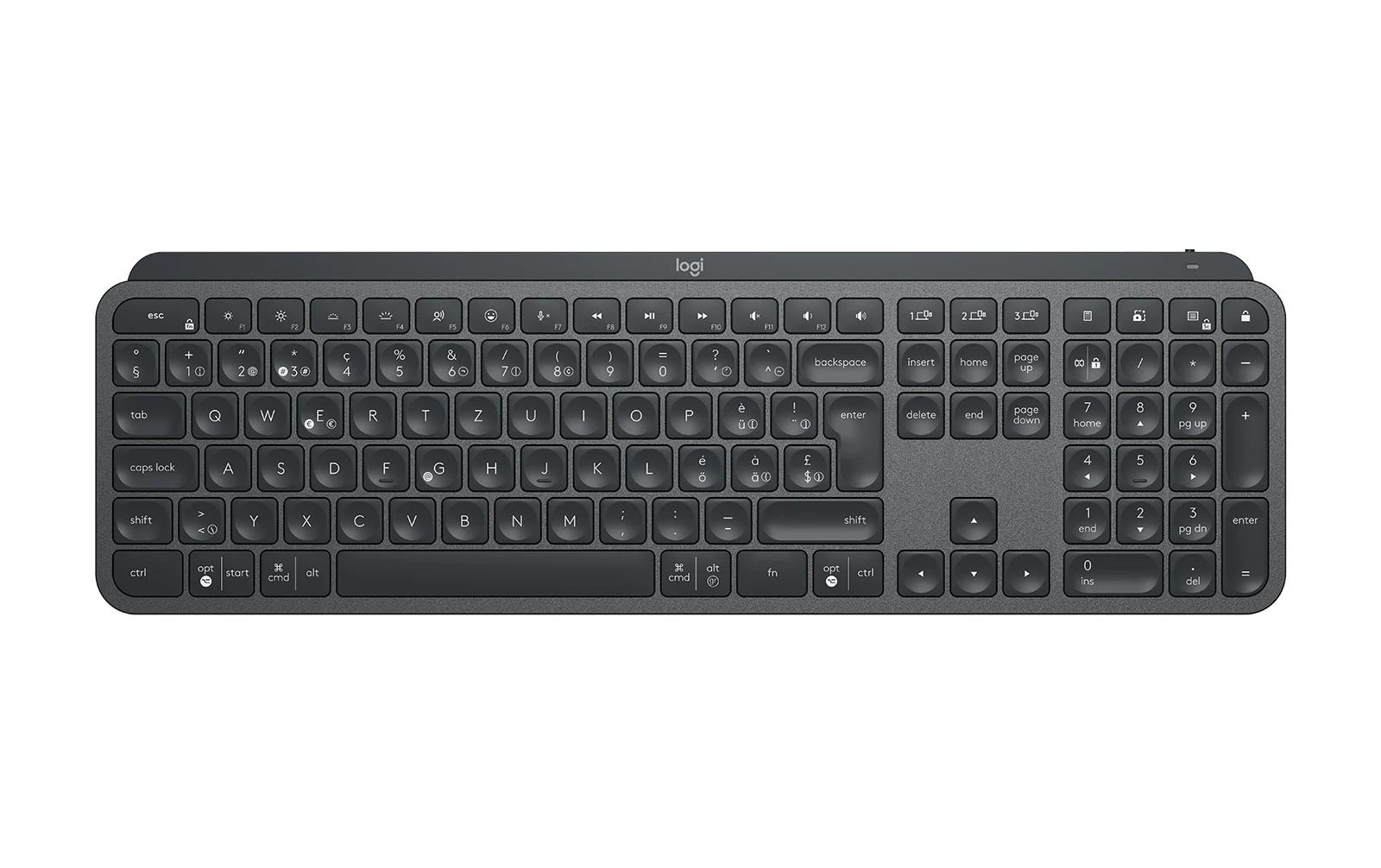 Tastatur Mx Keys for Business<br>Komfortable Business-Tastatur mit «Logitech Flow»-Technologie und Logi Bolt Empfänger