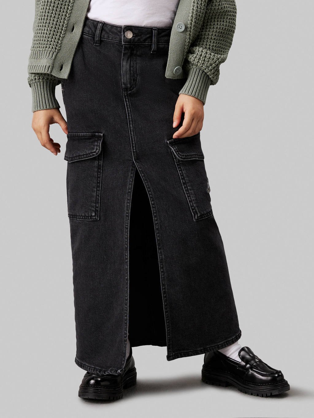 Calvin Klein spijkerrok grey denim