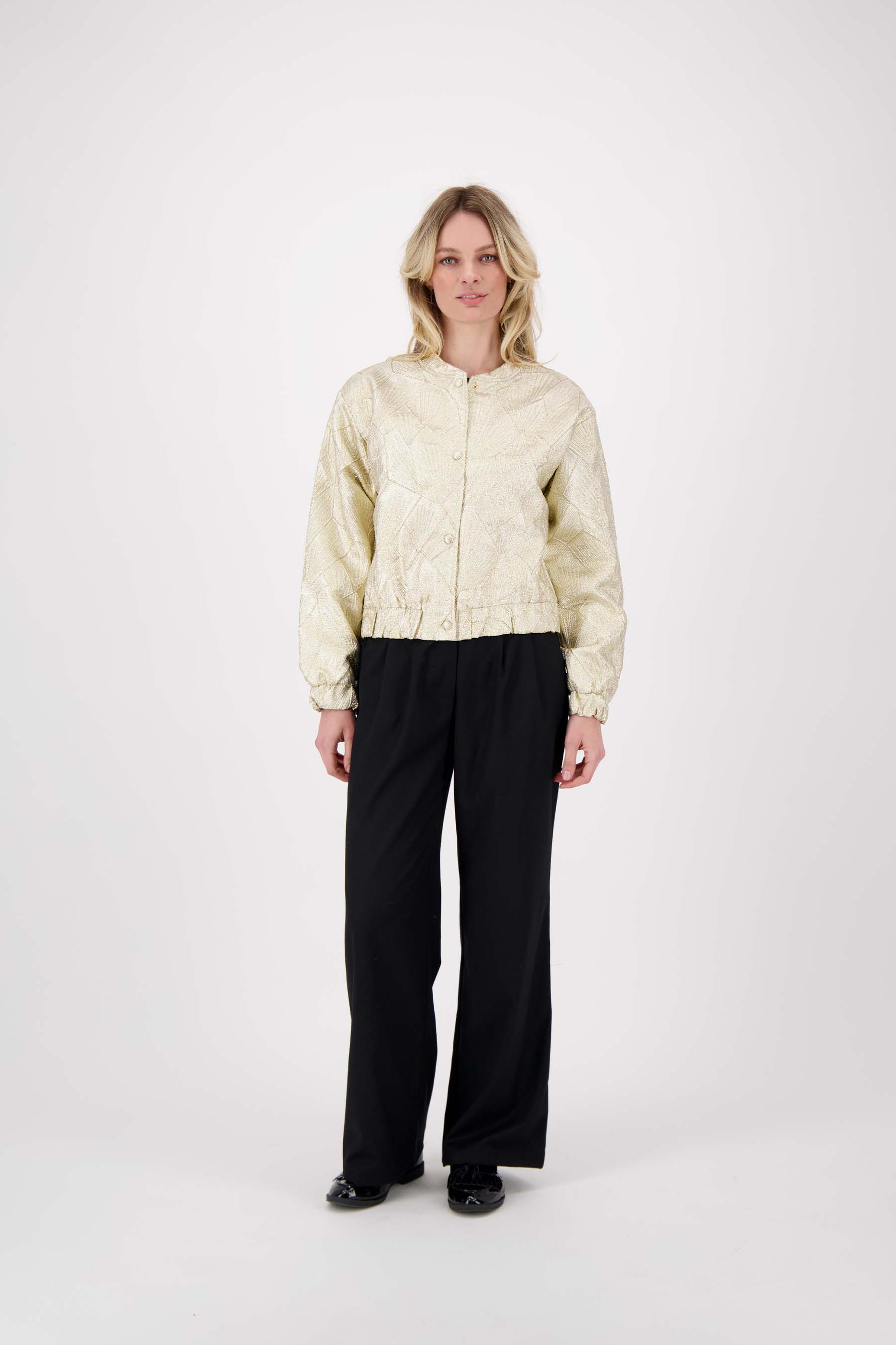 jacquard glans jasje