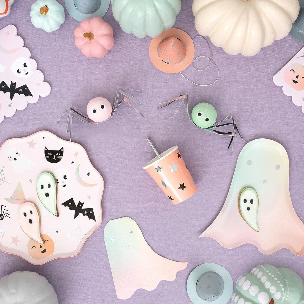 Lot de 8 assiettes en carton Halloween Meri Meri