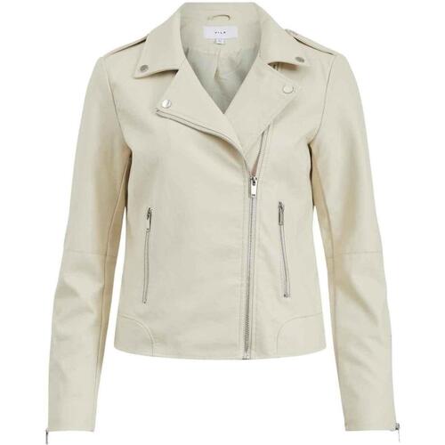 Vila - VICARA COATED JACKET Beige