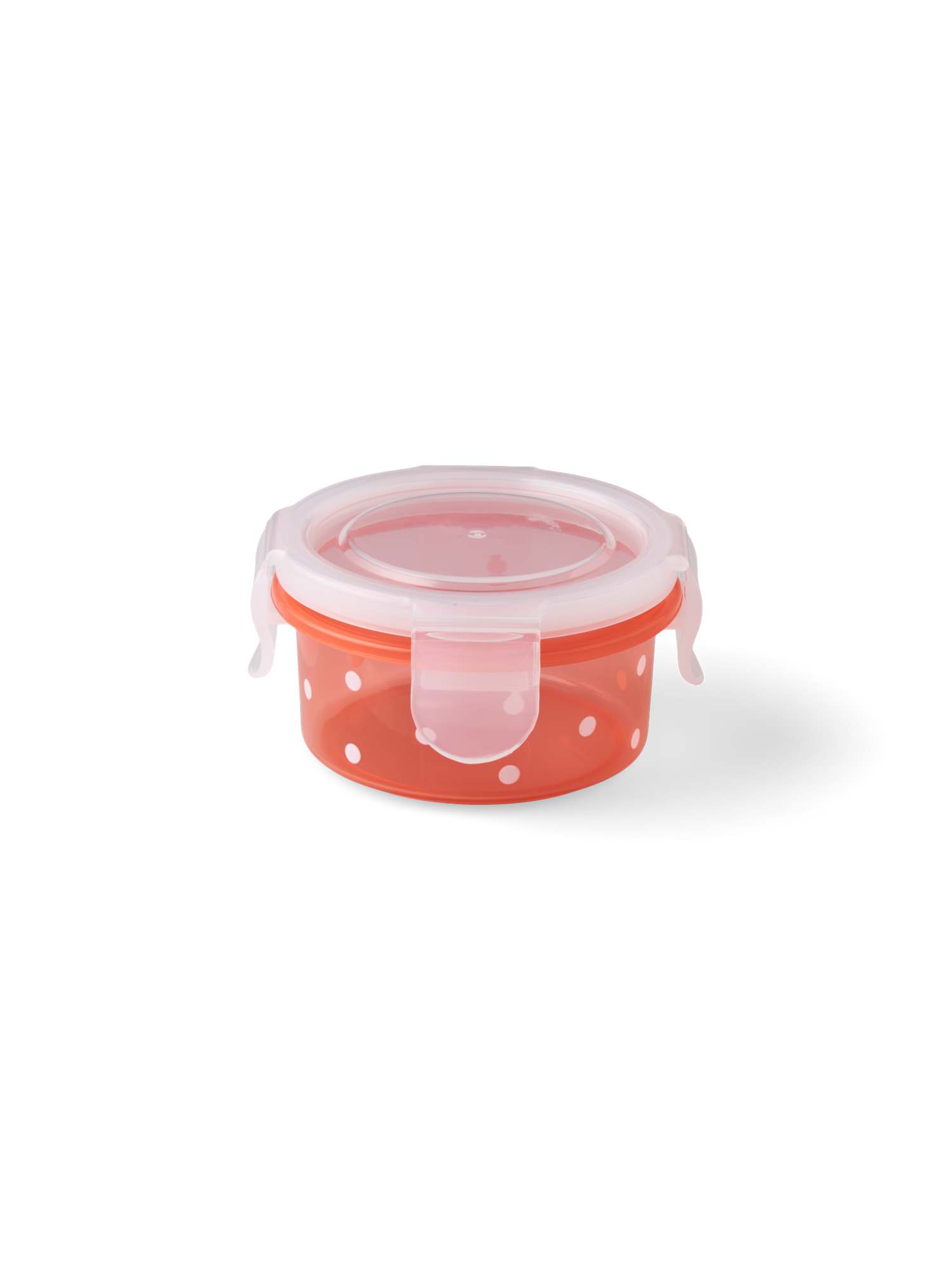 Madopbevaringsboks | Plastik. Ø8 cm. | Brick Red