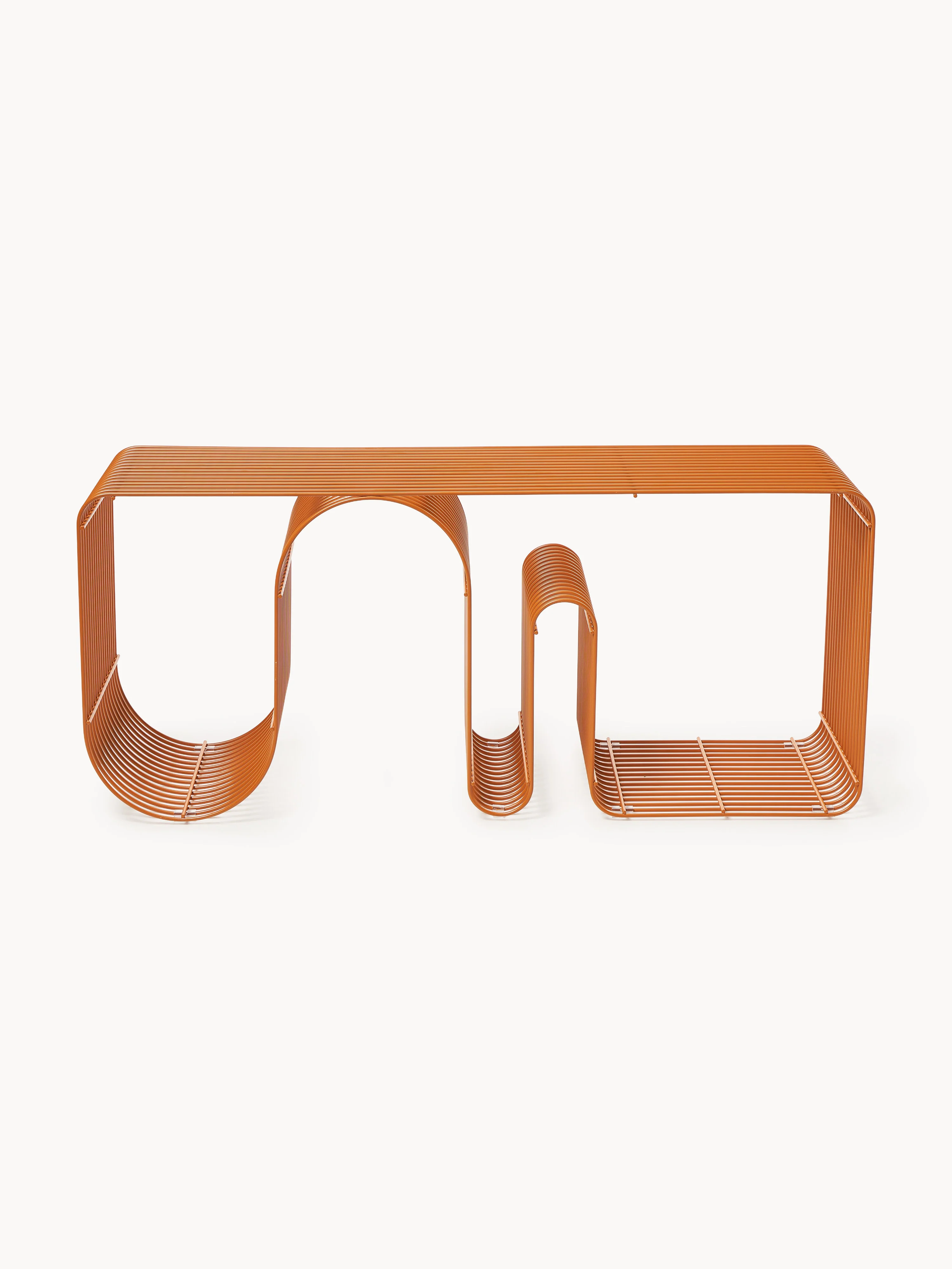 Metalen bank Curva