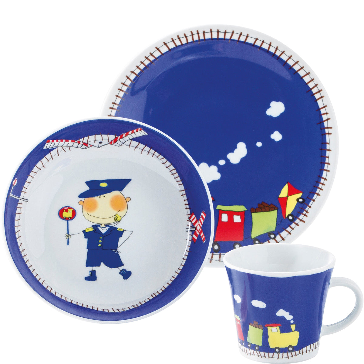 KAHLA Kids Kinderset 3tlg. Abenteuerexpress