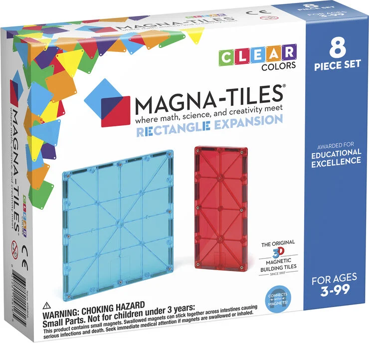 Magna-Tiles Magna-Tiles Rectangles,8pcs