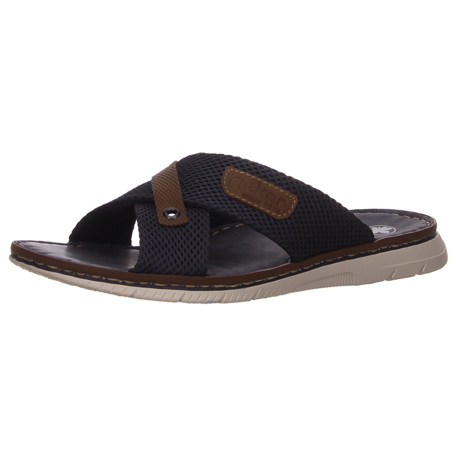 Rieker Pantolette blau blau
