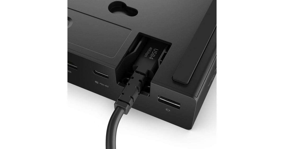 LenovoThinkPad USB4 Smart Dock 5500 dockingstation  (Zwart)