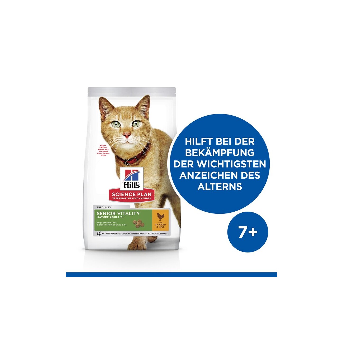 Hill's Science Plan Youthful Vitality Adult Mature 7+ mit Huhn 1,5 kg