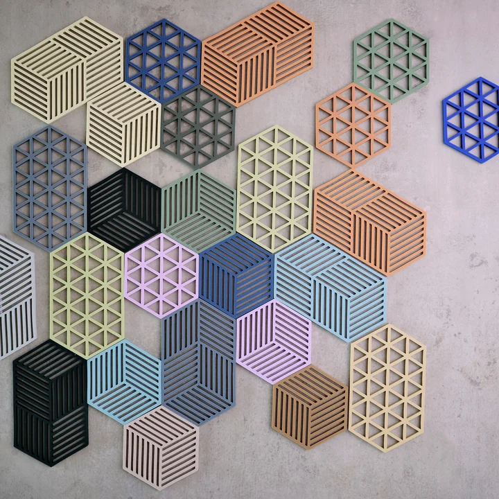 Zone Denmark - Hexagon Untersetzer, sky