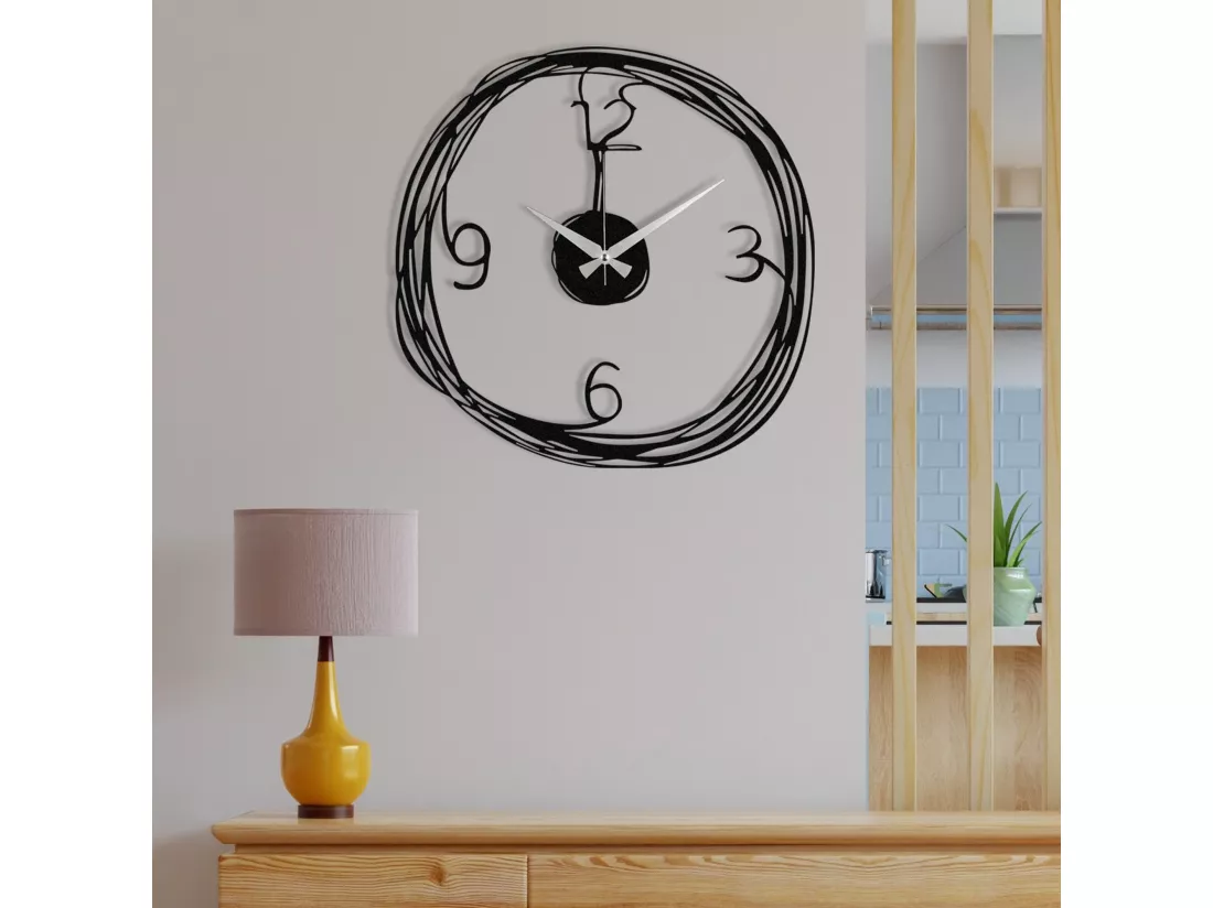 Horloge décorative murale METAL simple