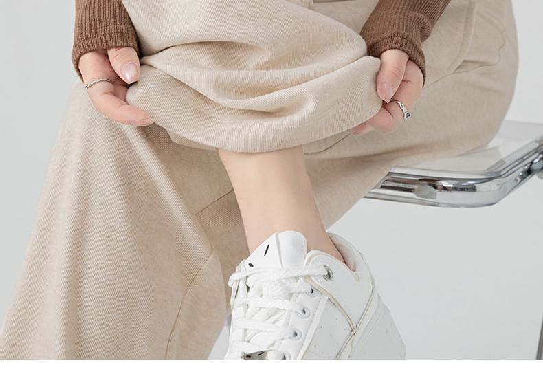 Empressa - Zwangerschapsbroek met hoge taille en wijde pijpen