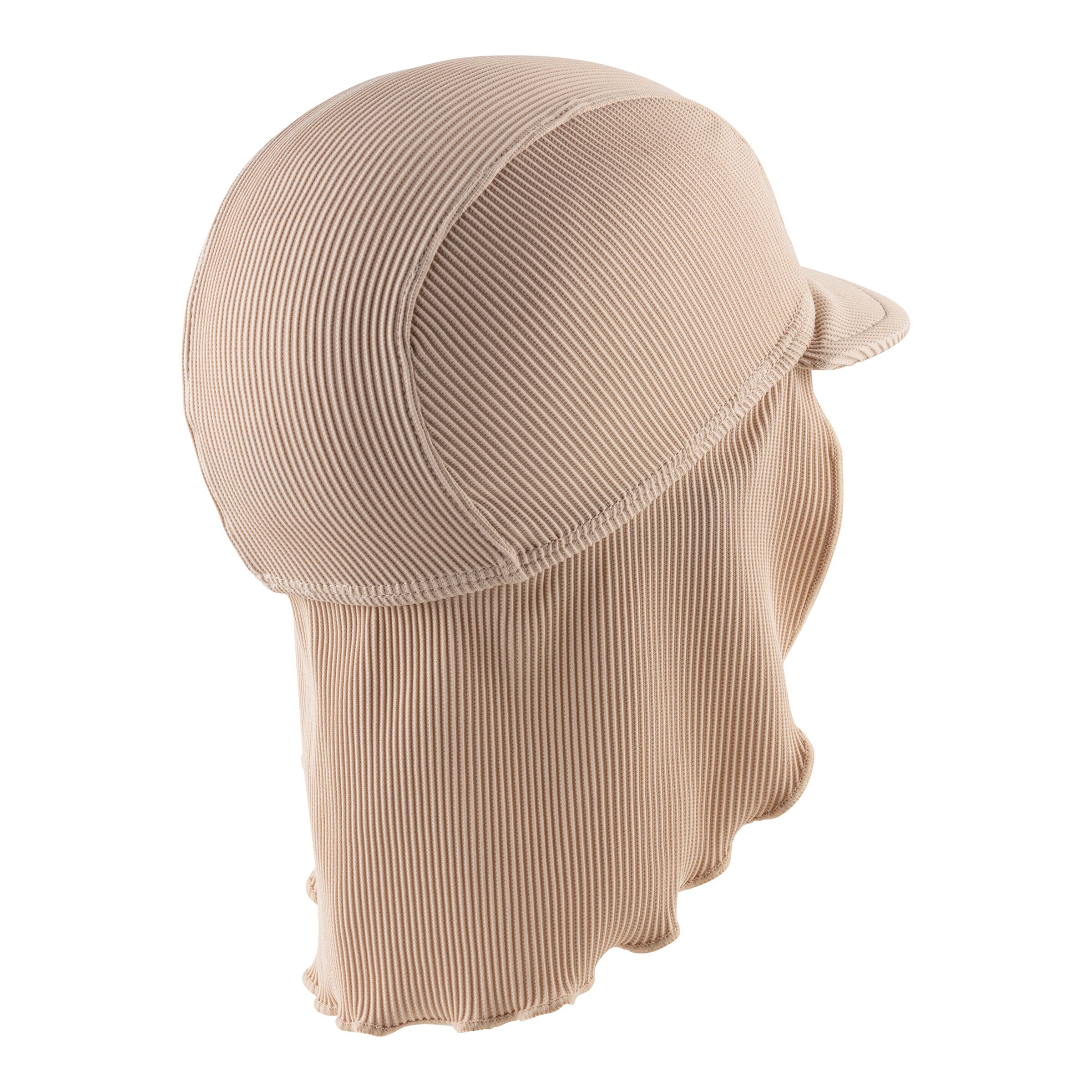 Sterntaler Schirmmütze mit Nacken- und UV-Schutz Rippqualität beige