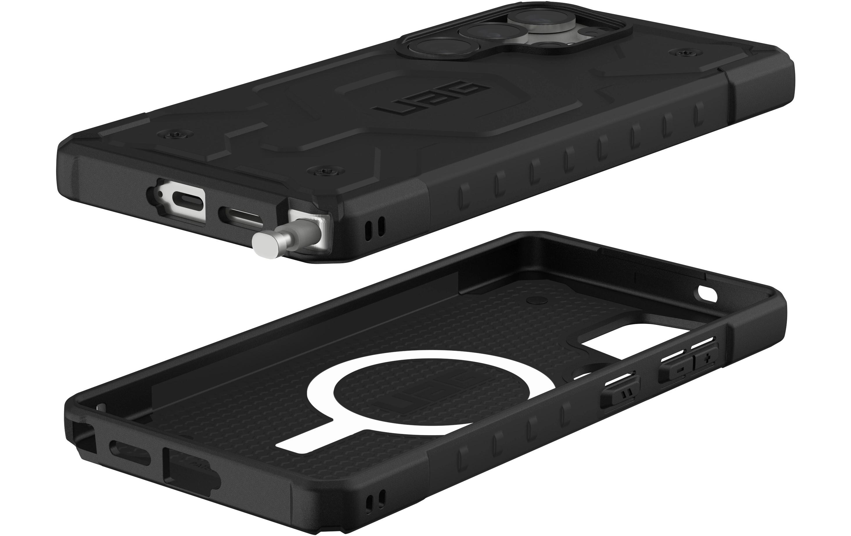 Back Cover Pathfinder Galaxy S25 Ultra SchwarzMagnetische Schutzhülle für das Samsung
