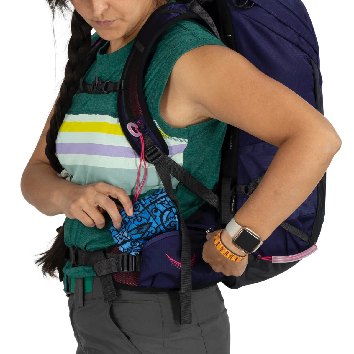 Osprey Tempest 26 Deep Fig/hotspot Pink