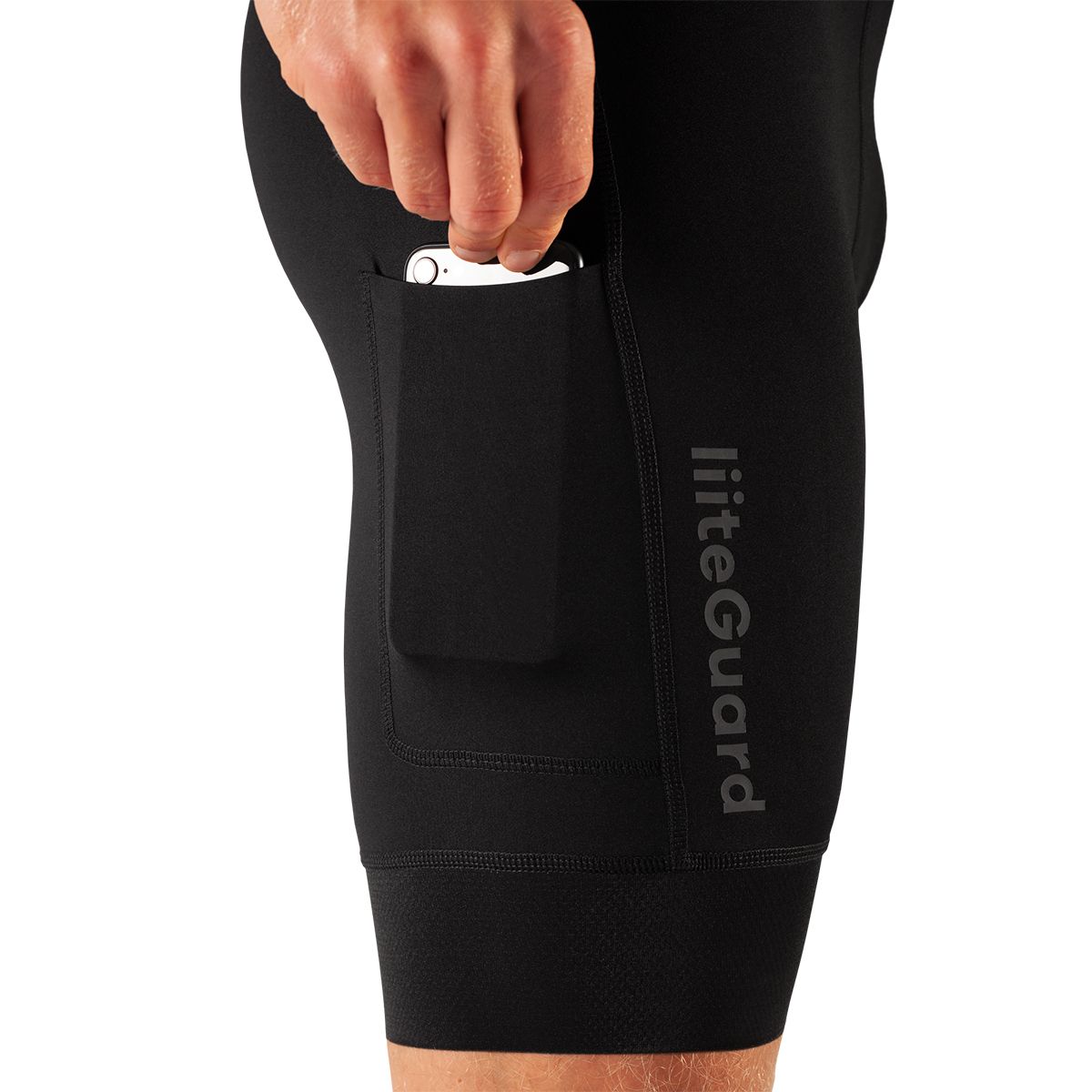 liiteguard glu tech infinity korte traeningstights herre 1140 lg1015 black