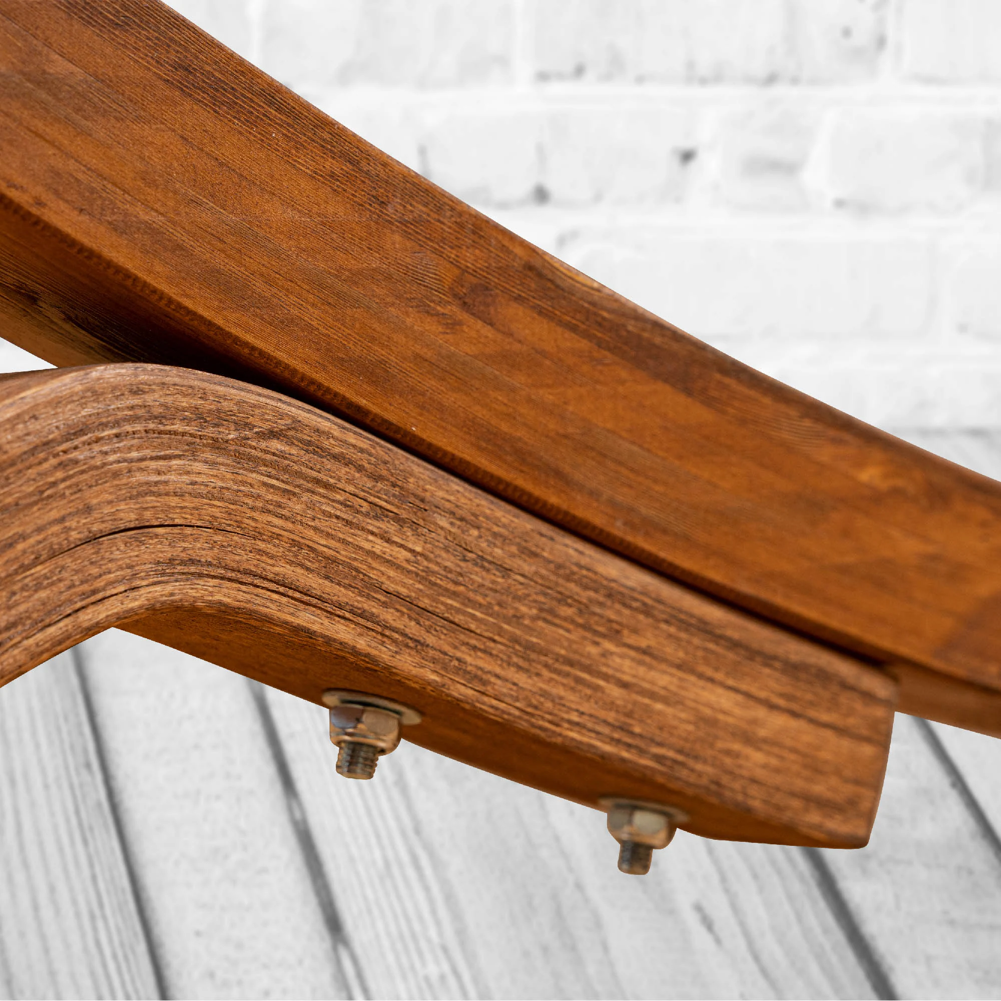 PureHaven Loungebett mit Sonnendach massiv Holzrahmen - versch. Ausführungen
