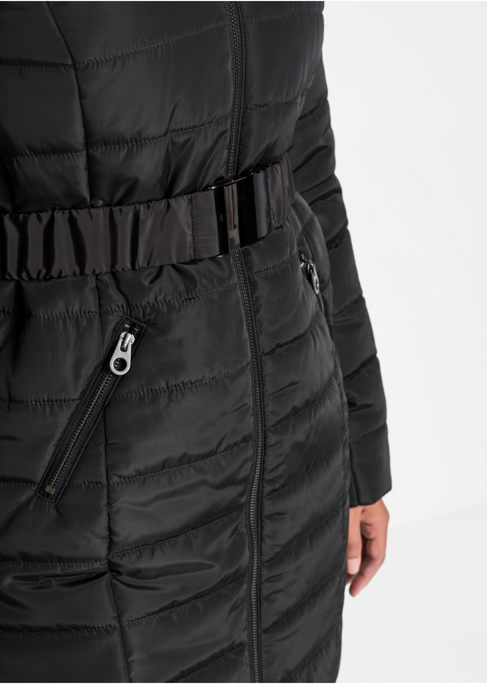 Veste matelassée avec ceinture