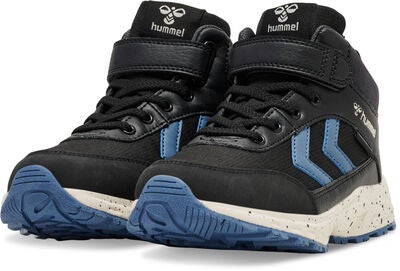 Hummel Root Tex Jr Sneakers, Black/Blue