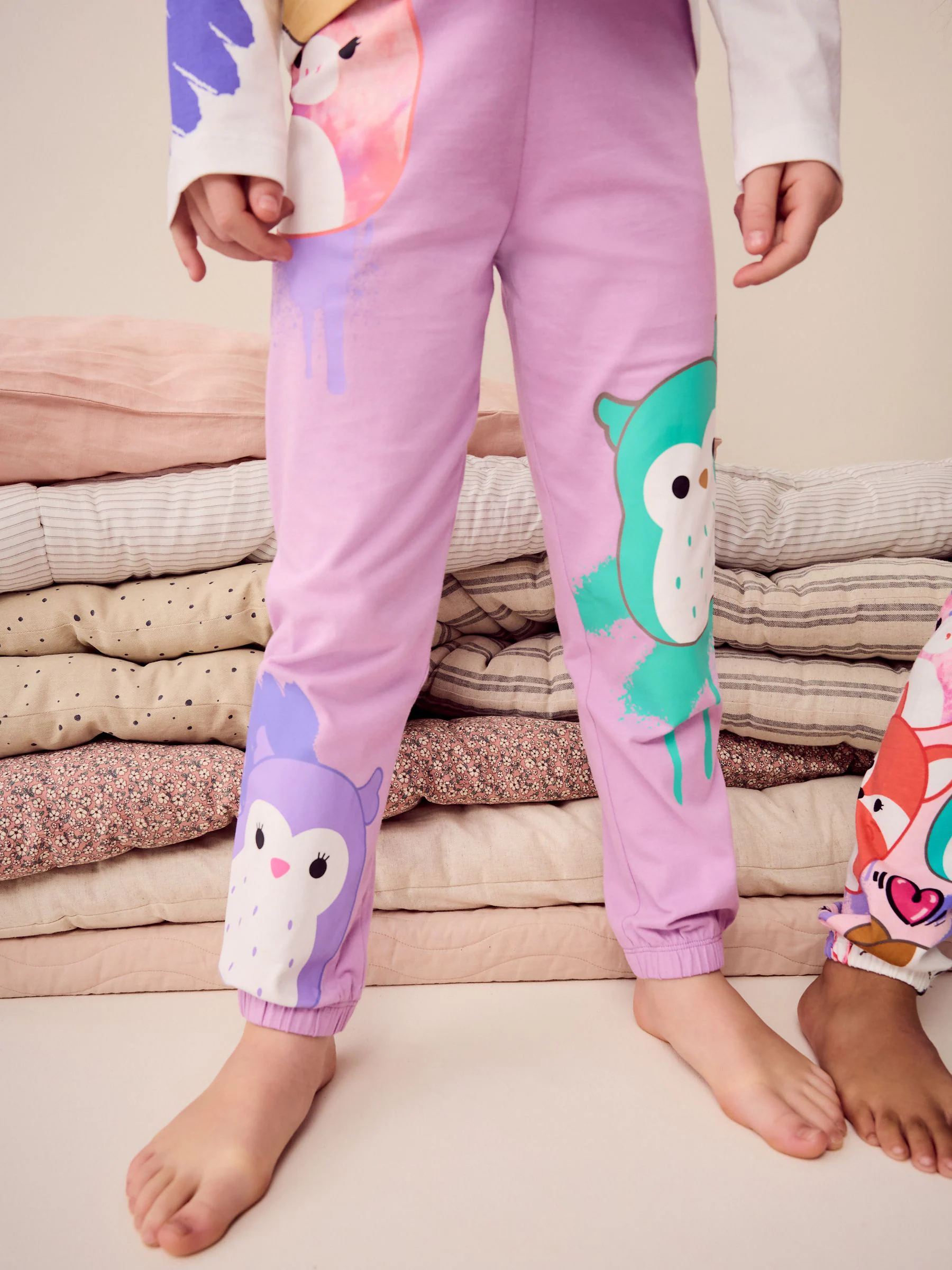 Wit/roze/paars - Squishmallows Pyjamas 2 Pack (5-14yrs)