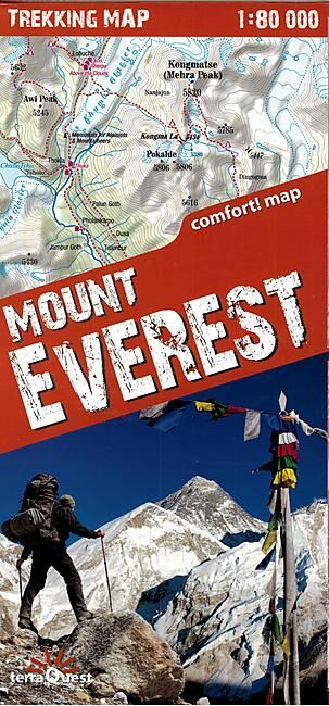 EXPRESSMAP - TREKKING MAP MOUNT EVEREST 1 80 000