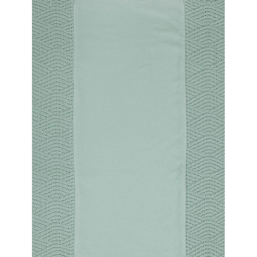 jollein Wickelkissenüberzug River knit ash green 50x70cm