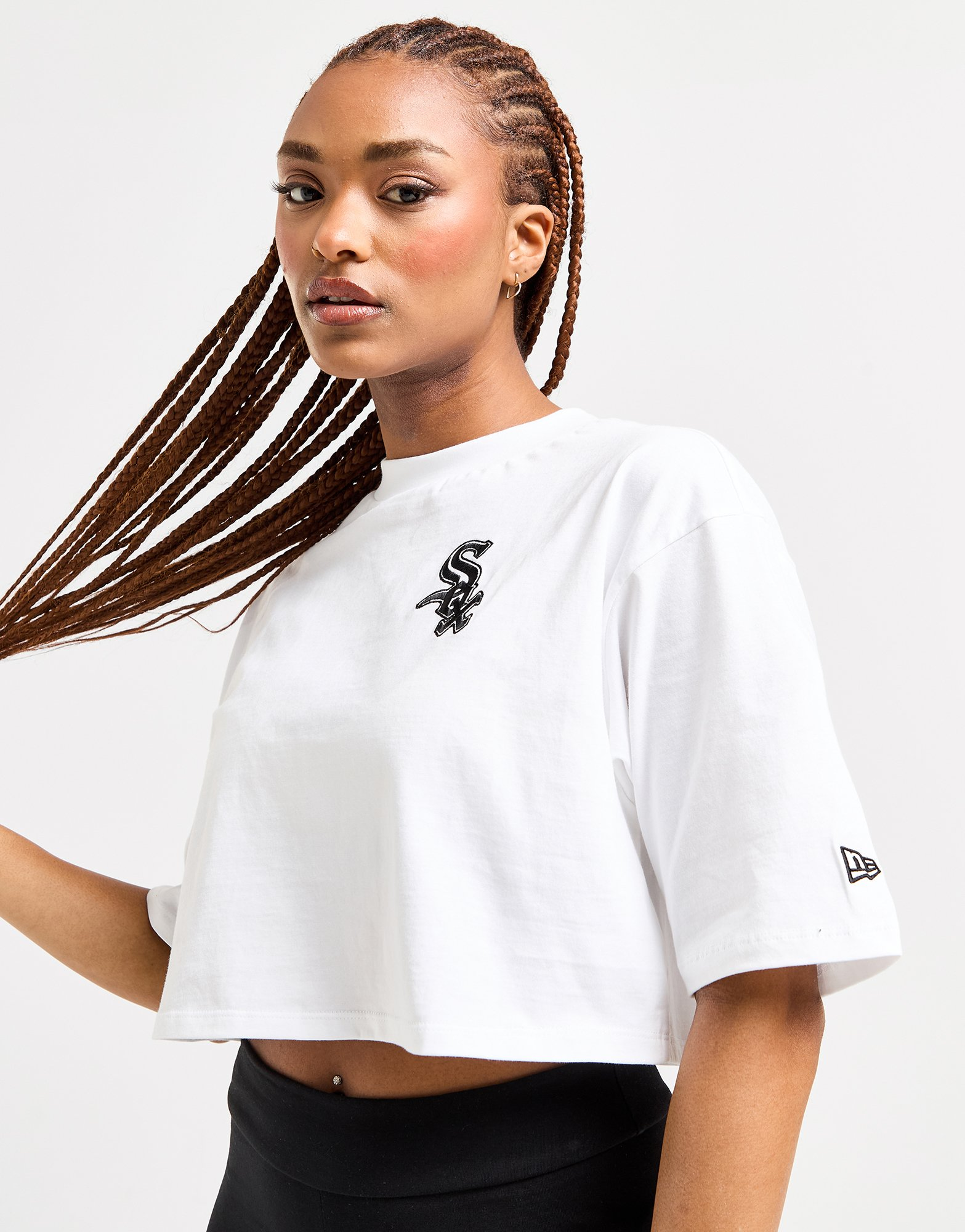 New Era Crop Top MLB Chicago White Sox Femme