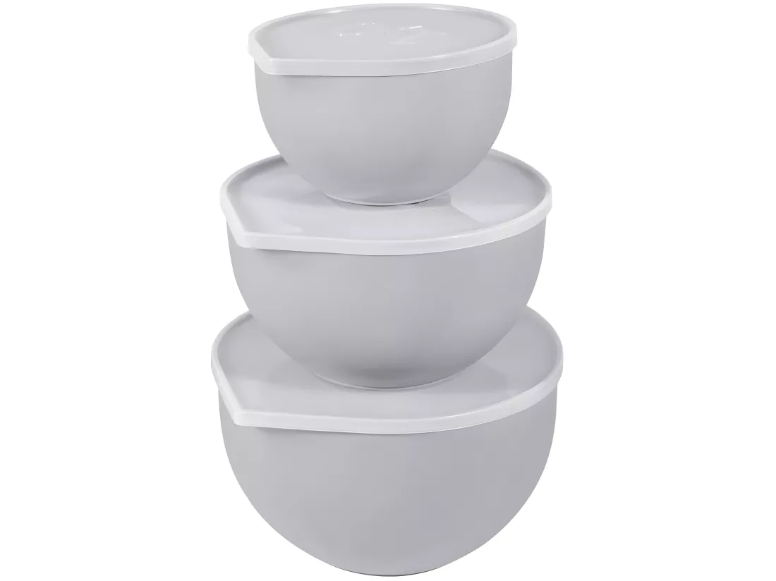 Set de 3 bols patissier avec couvecle