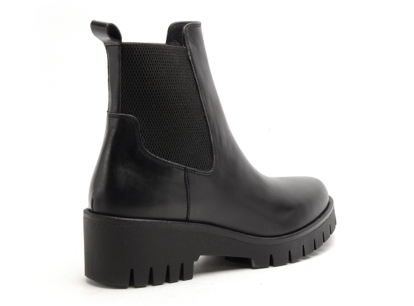 Myma boots bottine plates femme 5832 noir