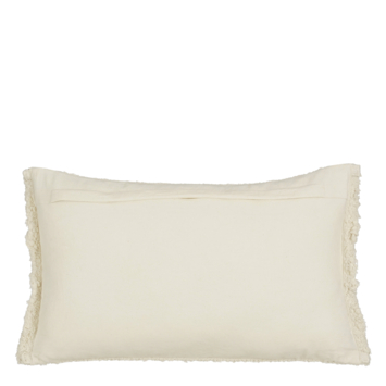 Kussen streep off white 55 x 35 cm
