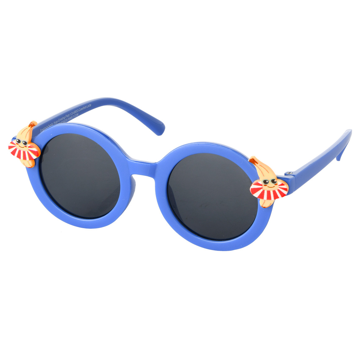 Famy Kinder Sonnenbrille mit Bananen-Motiv blau