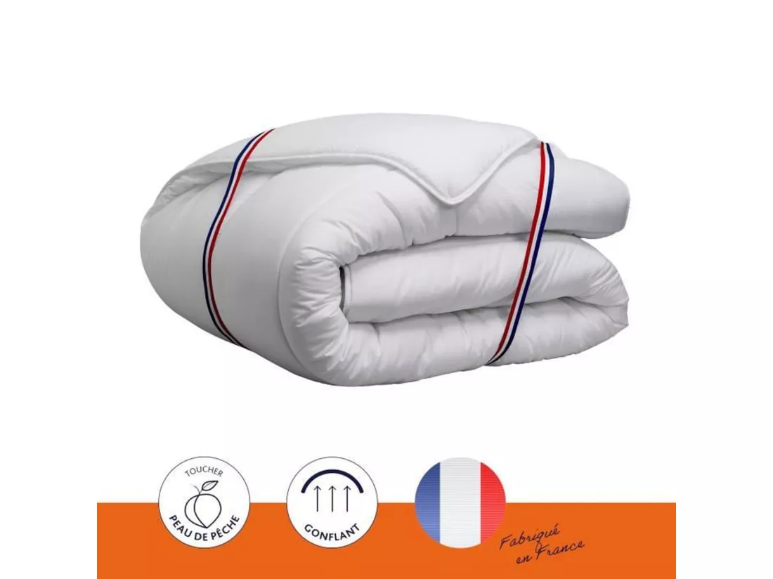DODO Couette chaude 400gr/m2 COUNTRY 200x200 cm blanc