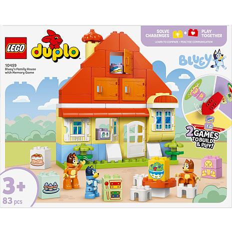 LEGO DUPLO Bluey: Blueys families hus med huskespil 10459