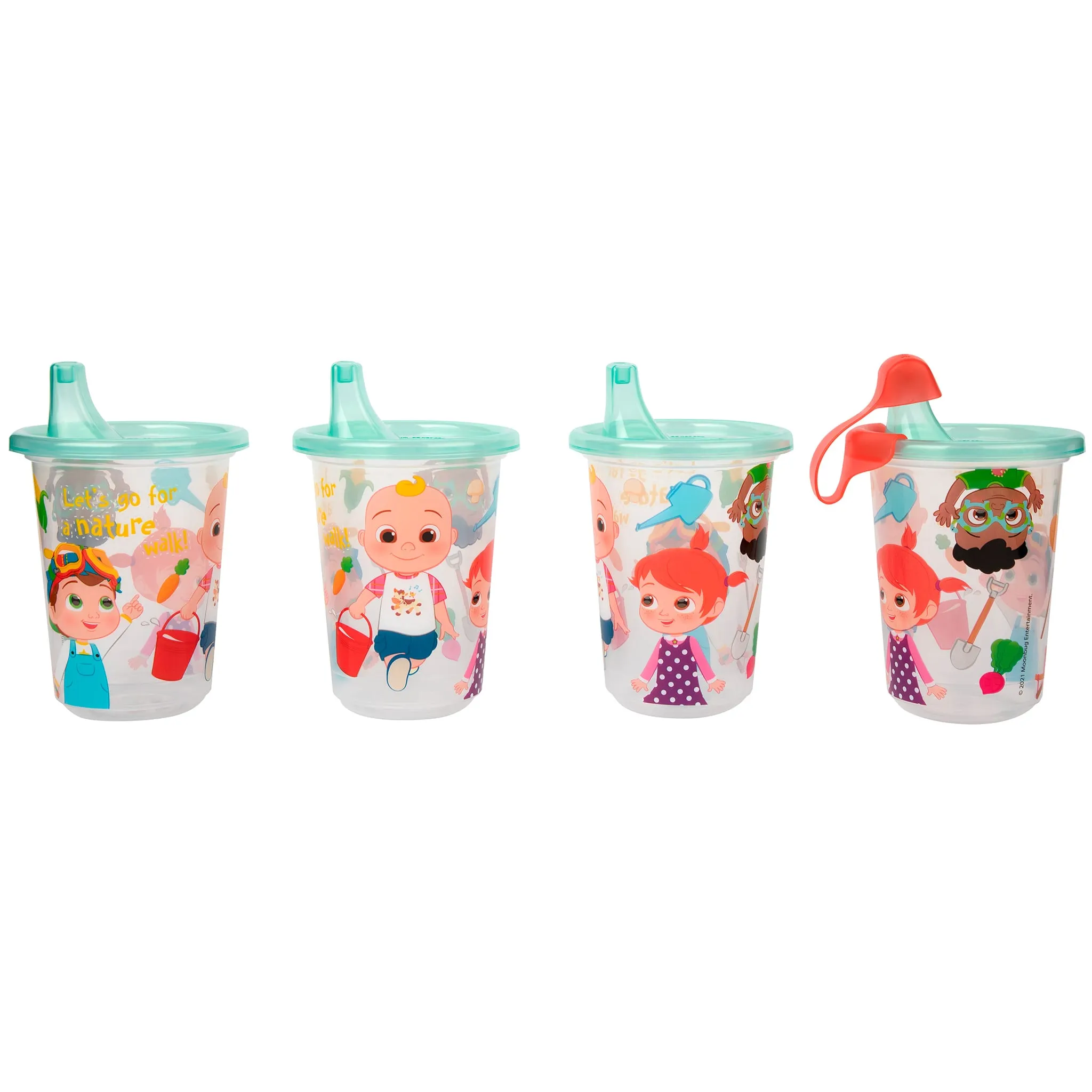 Cocomelon Gobelets à Bec Cocomelon 10oz Paquet de 4