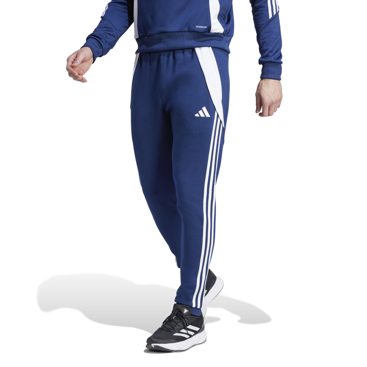 adidas Tiro 24 Sweat Trainingspak Donkerblauw Wit