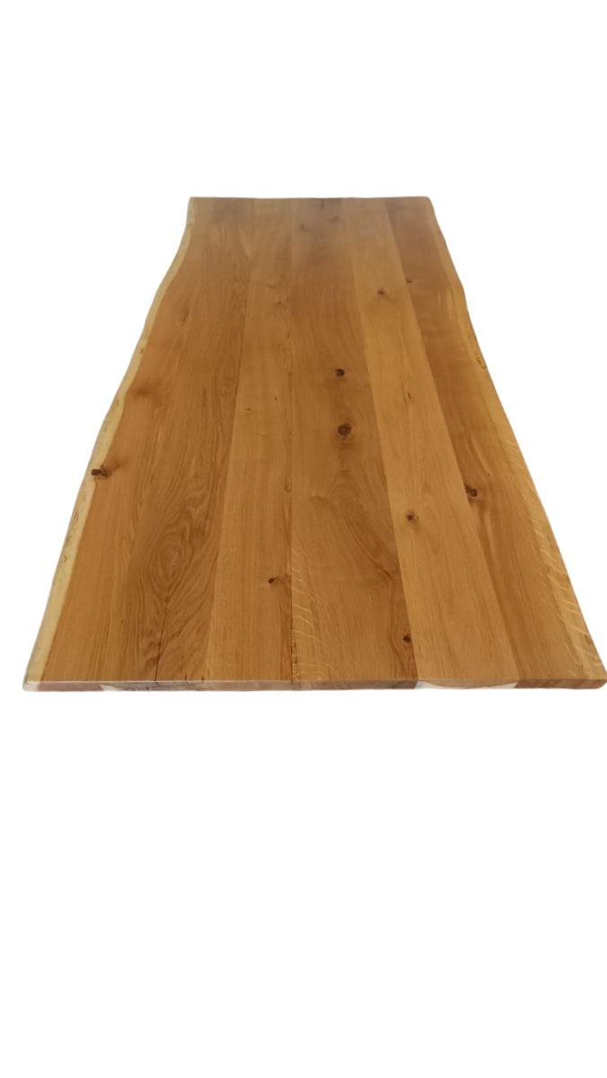 Sedex Esstisch Kowa Baumkantentisch Eichentisch 220/100/4 + U Schwarz