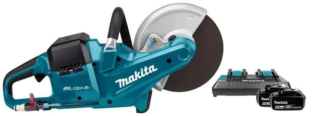 Makita DCE090T2X1 Accu Doorslijpmachine 230mm 2x18V 5.0Ah