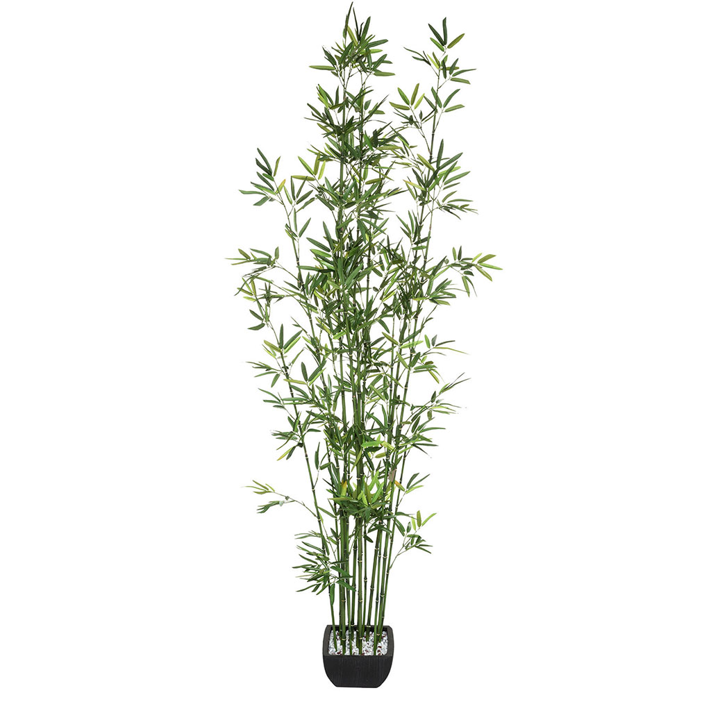 Bambou artificiel pot en céramique H 180cm