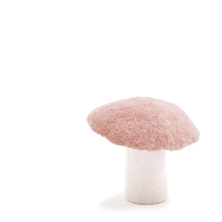 Muskhane Champignon décoratif en feutre | Rose pâle