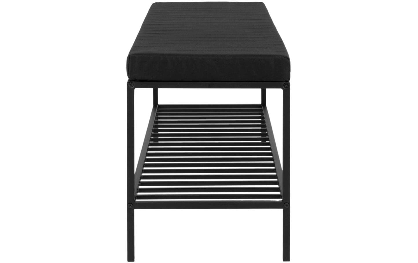 Sitzbank Vita 100 x 48.5 cm, Schwarz<br>Sitzbank mit robustem Gestell