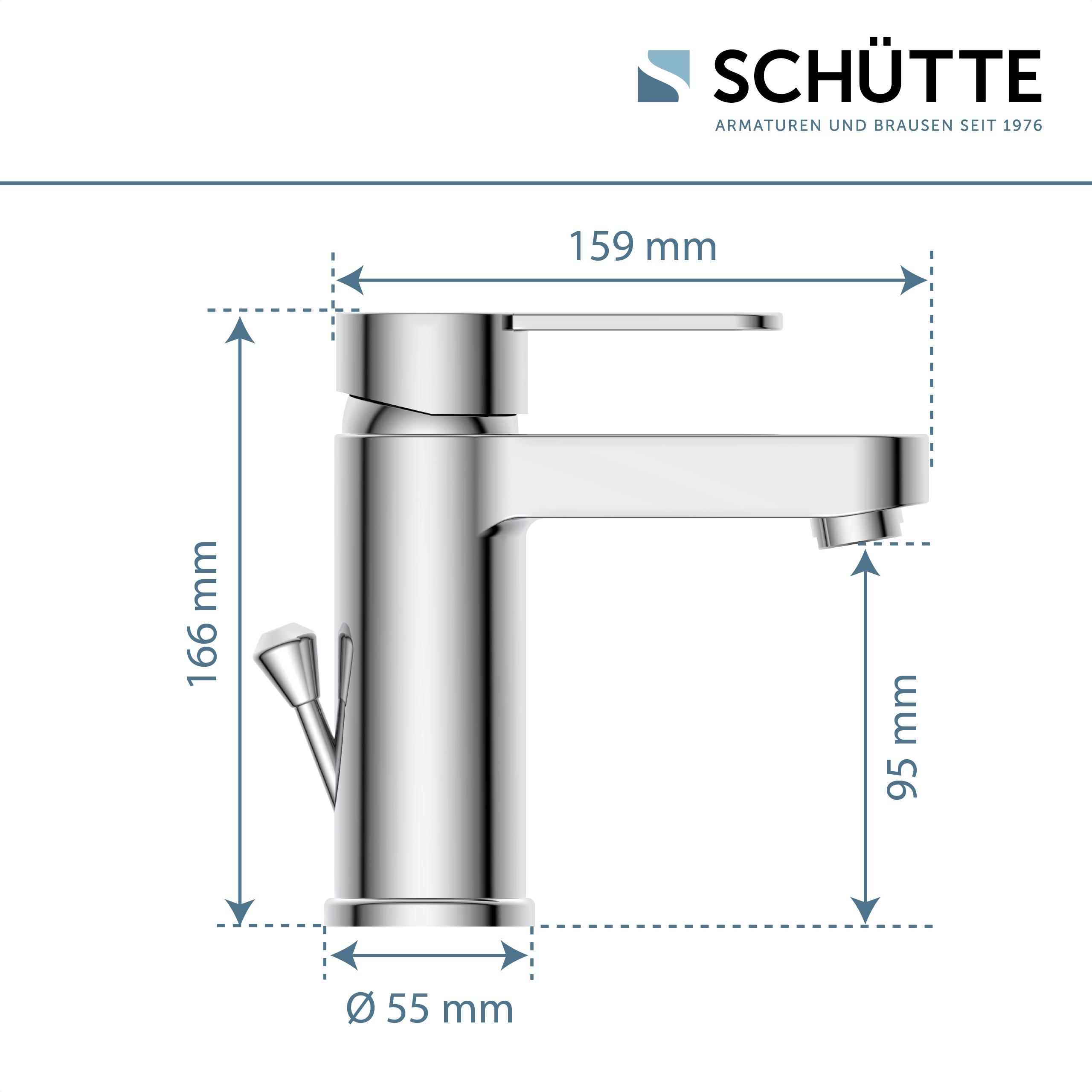Schütte Waschtischarmatur Elephant, Chrom